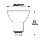 Preview: GU10 LED Strahler 5W, 45°, prismatisch, neutralweiß, dimmbar, CRI90