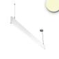Preview: LED Hängeleuchte Linear Up&Down 600, 25W, prismatisch, linear- u. 90° verbindbar, weiß, warmweiß