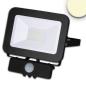 Preview: LED Fluter mit PIR-Bewegungssensor 30W, warmweiß, schwarz, IP65