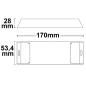 Preview: RGB+W PWM-Dimmer mit Nah- u. Fernbedienung, 2 Szenen-Speicher, 4 Kanal, 12-36V, 4x5A