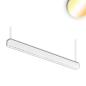Preview: LED Aufbau/Hängeleuchte Linear Raster 40W, anreihbar, weiß, 3000|3500|4000K, inkl.Seil, exkl.Kabel