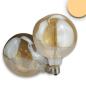 Preview: E27 Vintage Line LED Dekobirne 125, 4W ultrawarmweiß, Glas amber, dimmbar