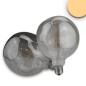 Preview: E27 Vintage Line LED Dekobirne 125, 4W ultrawarmweiß, Glas smoky, dimmbar