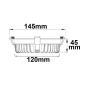 Preview: LED Downlight blendungsreduziert, 18W, rund, DN145, CRI90, Switch 3000|3500|4000K, dimmbar