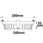Preview: LED Downlight blendungsreduziert, 35W, rund, DN280, CRI90, Switch 3000|3500|4000K, dimmbar