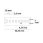 Preview: LED HEQ940 Flexband High Bright, 24V DC, 32W, IP20, 4000K, 150 lm/W, 5m Rolle, 240 LED/m