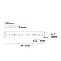Preview: LED CRI940 Linear 48V Flexband, 8W, IP20, 4000K, 5m Rolle, 240 LED/m