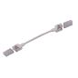 Preview: Kontakt-Verbinder mit Kabel (max. 5A) O1-212 für 2-pol. IP68 Flexstripes Breite 12mm und Pitch >8mm