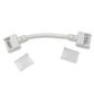 Preview: Kontakt-Verbinder mit Kabel (max. 5A) O1-412 für 4-pol. IP68 Flexstripes mit Breite 12mm, Pitch >8mm