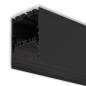 Preview: LED Leuchtenprofil LAMP40 Up&Down Aluminium schwarz pulverbeschichtet, 200cm