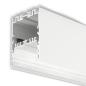 Preview: LED Leuchtenprofil LAMP40 Up&Down Aluminium weiß pulverbeschichtet, 200cm