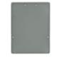 Preview: Endkappe EC74 Aluminium silber für Profil LAMP40, 2 STK, inkl. Schrauben