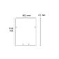 Preview: Endkappe EC74 Aluminium schwarz für Profil LAMP40, 2 STK, inkl. Schrauben