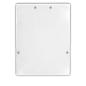 Preview: Endkappe EC74 Aluminium weiß für Profil LAMP40, 2 STK, inkl. Schrauben