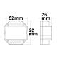 Preview: Sys-Pro Push/Funk Mesh Multi-PWM-Dimmer, 1 Kanal, 12-24V DC 6A, 36-48V DC 3A