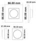 Preview: Sys-Pro Single Color 1 Zone Aufbau-Drehknopf-Fernbedienung mit Batterie