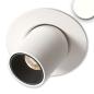 Preview: LED Einbauleuchte Pipe MiniAMP weiß, 3W, 24V DC, neutralweiß, dimmbar