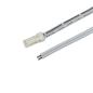 Preview: MiniAMP Anschlussstecker male, 100cm, 2-polig, weiß, max. 3A