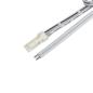 Preview: MiniAMP Anschlussstecker male, 30cm, 2-polig, weiß, max. 3A