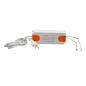 Preview: LED Trafo MiniAMP 12V/DC, 0-50W, 120cm Kabel mit Flachstecker, sekundär 2 female Buchsen