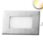 Preview: LED Wandeinbauleuchte eckig, 2,5W, IP65, ColorSwitch 3000|4000|6000K, inkl. Einputzdose