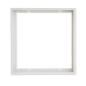 Preview: Aufbaurahmen weiß RAL 9016, Höhe 5cm, für LED Panels 600x600, vormontiert zur Schnellmontage
