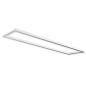 Preview: Einbaurahmen weiß RAL 9016 für LED Panel 300x1200
