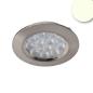 Preview: LED Möbeleinbaustrahler MiniAMP silber, 4W, 60°, 12V DC warmweiß 3000K, dimmbar