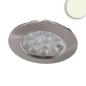 Preview: LED Möbeleinbaustrahler MiniAMP silber, 4W, 60°, 24V DC warmweiß 3000K, dimmbar