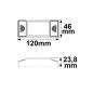 Preview: LED Konstantstrom Trafo 100/180/270/350/440mA, 10W, Push/1-10V/DALI dimmbar