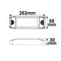 Preview: LED Konstantstrom Trafo 700/800/900/950/1050/1200mA, 40W, Push/1-10V/DALI dimmbar, SELV