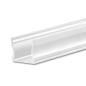 Preview: LED Aufbauprofil PURE12 S Aluminium weiß RAL9010, 200cm