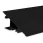 Preview: LED Aufbauleuchtenprofil HIDE TRIANGLE Aluminium schwarz RAL 9005, 200cm
