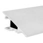 Preview: LED Aufbauleuchtenprofil HIDE TRIANGLE Aluminium weiß RAL 9003, 200cm