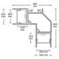 Preview: LED Eckprofil HIDE ANGLE Aluminium eloxiert, 200cm