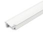 Preview: LED Einbauprofil FURNIT6 D Aluminium weiß RAL 9003, 200cm