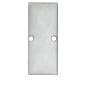 Preview: Endkappe EC90 Aluminium eloxiert für Profil HIDE DOUBLE inkl. Schrauben