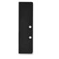 Preview: Endkappe EC94 Aluminium schwarz RAL 9005 für Profil HIDE BOTTOM inkl. Schrauben
