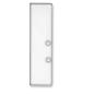 Preview: Endkappe EC94 Aluminium weiß RAL 9003 für Profil HIDE BOTTOM inkl. Schrauben