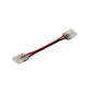 Preview: Kontakt-Verbinder mit Kabel Universal (max. 5A) K2-210 für 2-pol. IP20 Flexstripes mit Breite 10mm