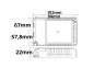 Preview: LED Konstantstrom Trafo 300-900mA (9-58V), 30W, Push/1-10V/DALI-2 dimmbar, SELV