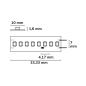 Preview: LED HEQ927 Flexband High Bright, 24V DC, 22W, IP20, 2700K, 135 lm/W, 5m Rolle, 240 LED/m