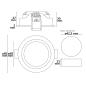 Preview: LED Einbauleuchte Slim68 Alu gebürstet, rund, 9W, neutralweiß, dimmbar