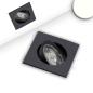 Preview: LED Einbauleuchte Slim68 schwarz, eckig, 9W, neutralweiß, dimmbar