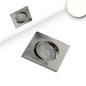 Preview: LED Einbauleuchte Slim68 Alu gebürstet, eckig, 9W, neutralweiß, dimmbar