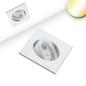 Preview: LED Einbauleuchte Sunset Slim68 weiß, eckig, 9W, 1800-2800K, Dimm-to-warm