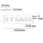 Preview: LED RGB Linear10 Flexband, 24V DC, 12W, IP20, 5m Rolle, 180 LED/m