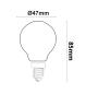 Preview: E14 LED Illu, 4W, klar, warmweiß, 3er Pack