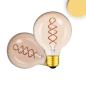 Preview: E27 Vintage Line LED Roundbulb 95, Amber, 4W, 2200K