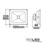 Preview: LED Fluter Pad 100W, weiß, weißdynamisch, 100cm Kabel